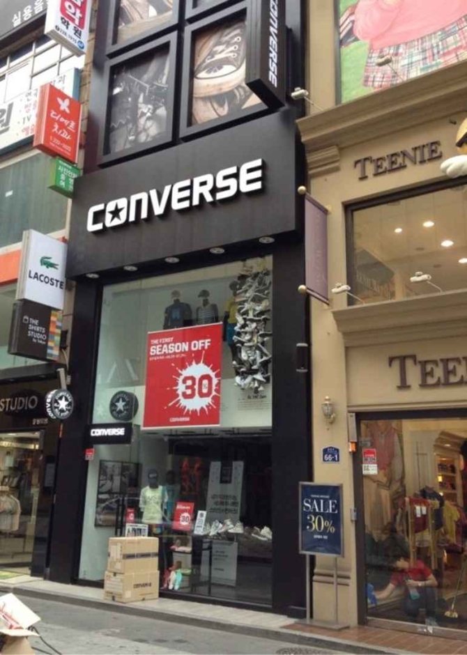 [光州] [事後免税店] CONVERSE（コンバース）・クァンジュチュンジャンロ（光州忠壮路）店（컨버스 광주충장로점）