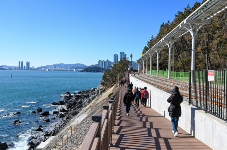 [釜山] 海雲台グリーンレールウェイ（尾浦～松亭区間）（해운대 그린레일웨이（미포～송정 구간））