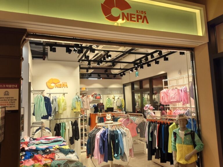 [釜山] [事後免税店] NEPA（ネパ）キッズ・シンセゲ（新世界）プサン（釜山）（네파키즈 신세계부산）