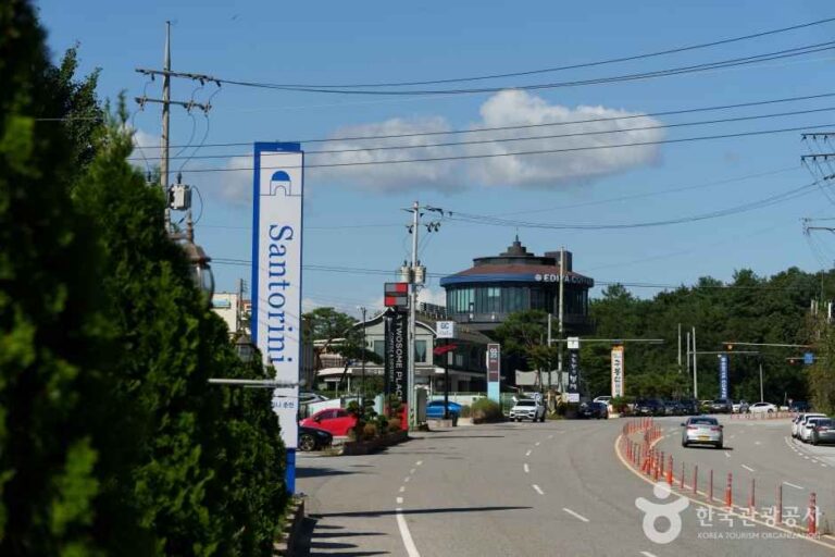 [江原道] 九峰山展望台カフェ通り（구봉산 전망대 카페거리）