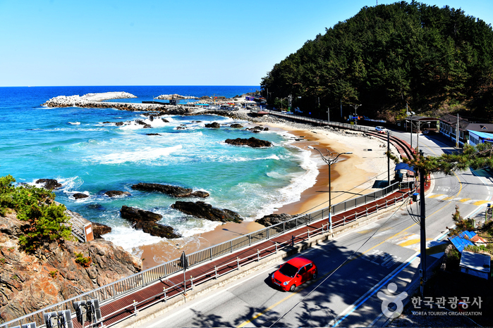 [江原道] チャグン後津海水浴場（작은후진해수욕장）