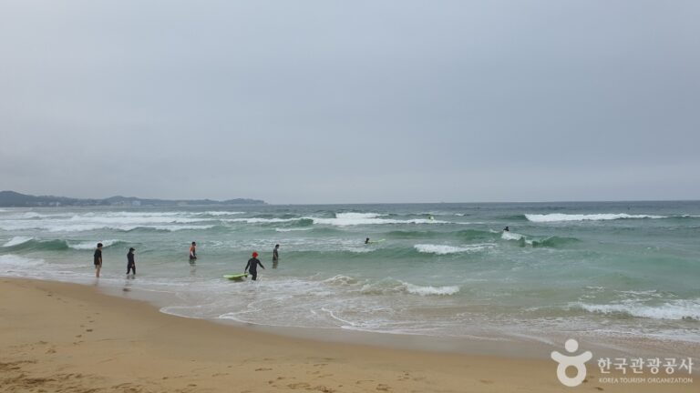 [江原道] 松池湖海水浴場（송지호해수욕장）