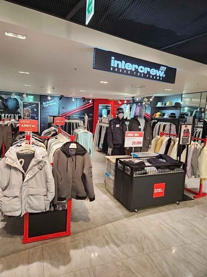 [江原道] [事後免税店] INTERCREW（インタークルー）・モダアウトレットチュンチョン（春川）店（인터크루 모다 아울렛 춘천점）