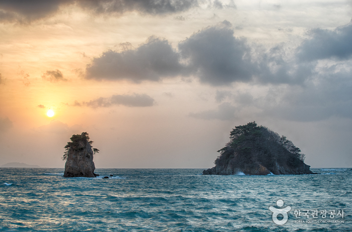 [忠清南道] コッチ海水浴場（꽃지해수욕장）