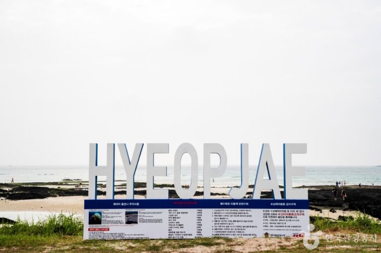 [済州] 挟才海水浴場（협재해수욕장）