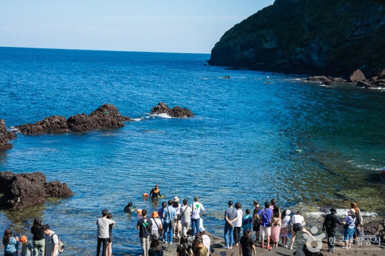 [済州] 城山浦海女操業公演場（성산포 해녀물질공연장）
